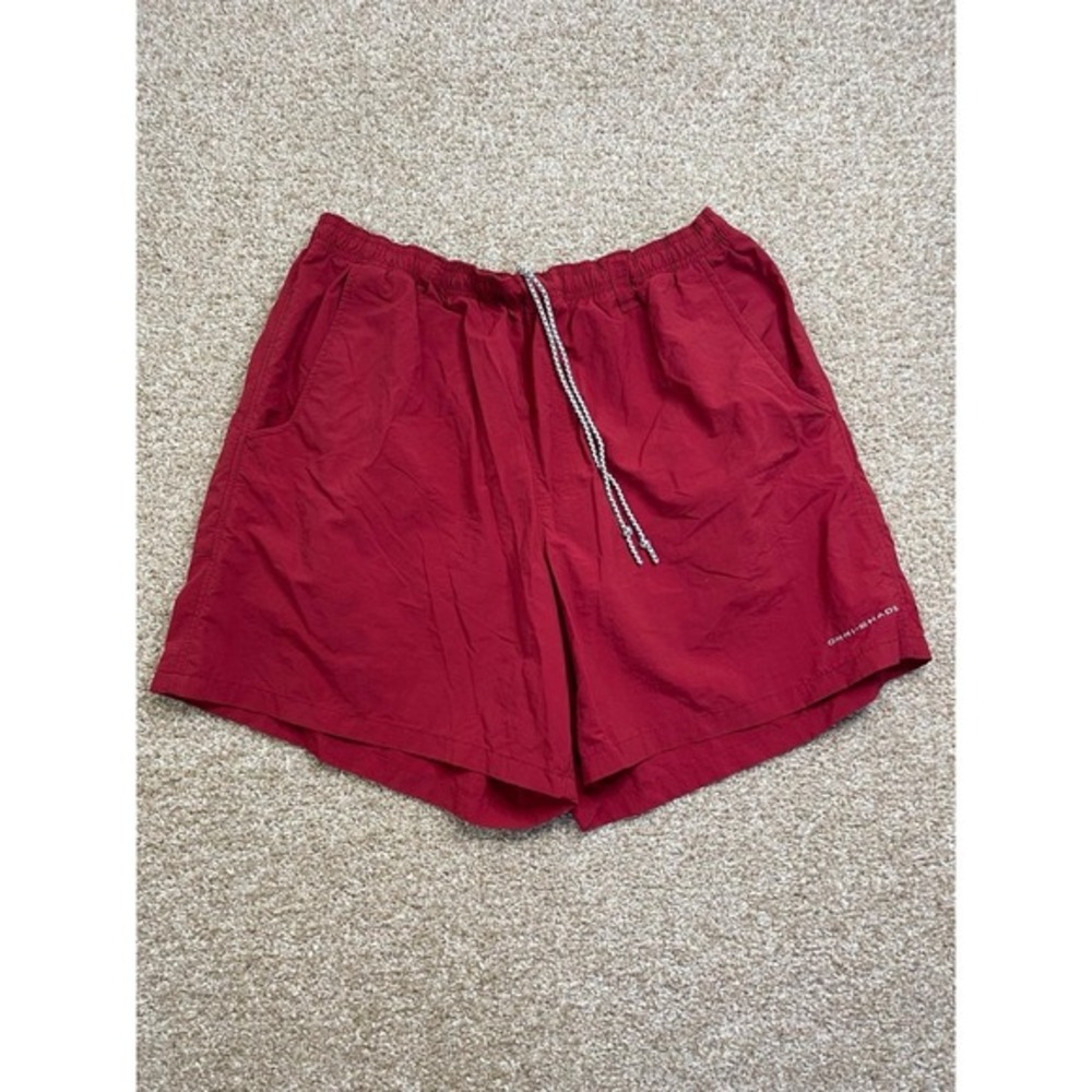 Columbia Shorts Mens XLarge‎ Black Mesh Lined Swim Fishing Outdoor PFG VTG